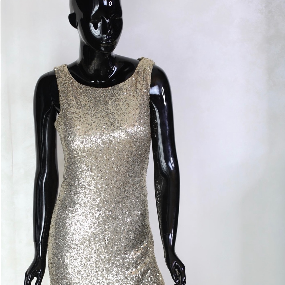 Gold sequin Dress